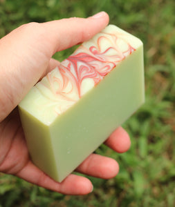Crisp Apple Rose Handmade Soap