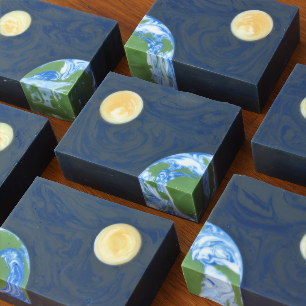 Earth and Moon Handmade Soap
